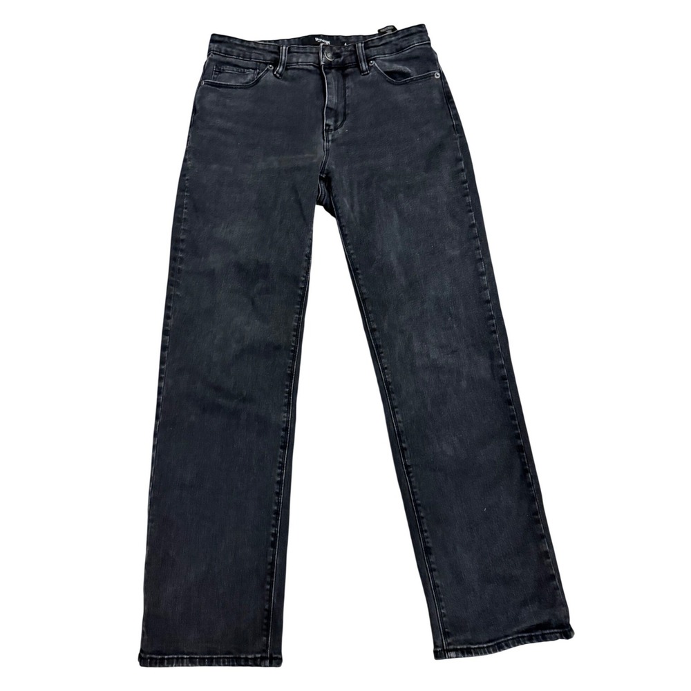 Hudson Jeans Womens Size 4 Black Wash Straight Leg Mid Rise Denim‎ Jeans
